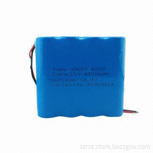Lithium-ion Battery Pack, 14.4V, 4,400mAh Capacity